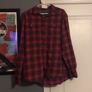 Aeropostale men’s plaid casual button down